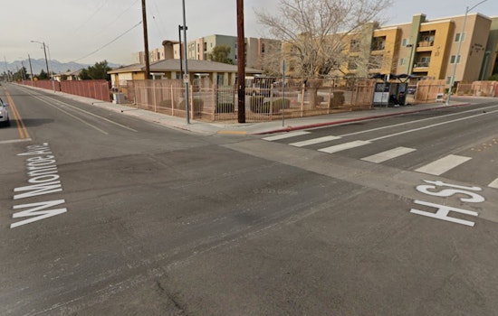 High-Speed Chase Following Vehicle Theft Ends in Crash, Two in Custody in Central Las Vegas