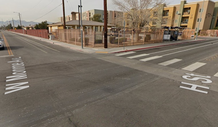 High-Speed Chase Following Vehicle Theft Ends in Crash, Two in Custody in Central Las Vegas