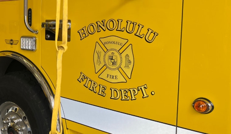 Honolulu Fire Department Rapidly Extinguishes Fire at Bellows Air Force Station in Waimanalo