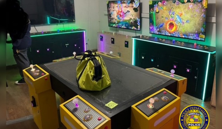Honolulu Police Dismantle Illegal Gambling Operation in Nānākuli, Woman Charged with Promoting Gambling