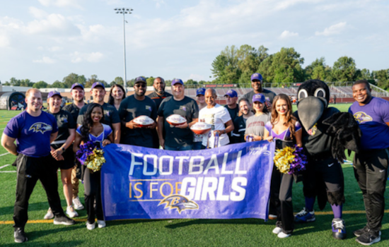 Howard County Partners with Baltimore Ravens to Launch Girls Flag Football in Public High Schools by 2026