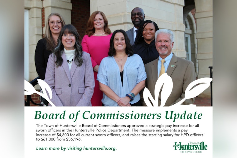 Huntersville Boosts Police Salaries to Enhance Recruitment and Retention Amid Regional Competition