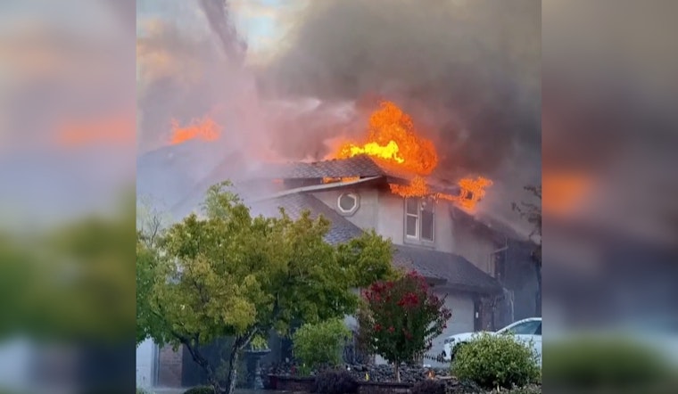 Folsom Police Manage Blaze and Armed Standoff on River Ridge Way, Public Urged to Avoid Area