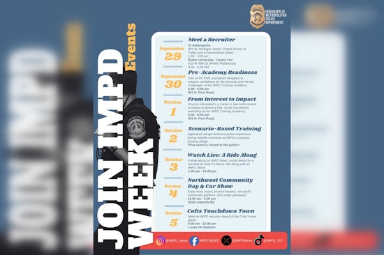 IMPD Hosts 'Join IMPD Week' to Showcase Officer Life and Encourage Local Recruitment in Indianapolis