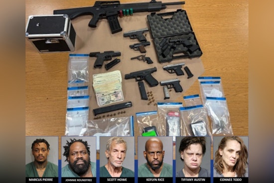 Jacksonville Heights Raid Nets Drugs and Stolen Firearms as Six Are Charged