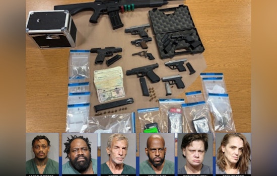 Jacksonville Heights Raid Nets Drugs and Stolen Firearms as Six Are Charged