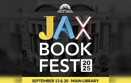 Jacksonville Public Library to Host 7th Annual Jax Book Fest with Bestselling Authors