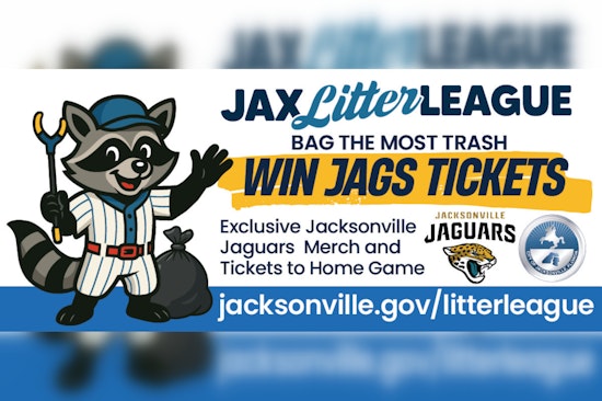Jacksonville Rallies for Clean-Up Victory with Jax Litter League Fall Season and Jaguars-themed Rewards