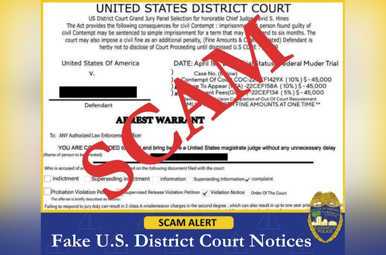 Jacksonville Sheriff Warns of Scammers Impersonating Officers, Faking Jury Duty Notices