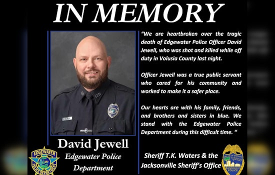 Jacksonville Sheriff's Office Mourns the Loss of Edgewater Officer David Jewell