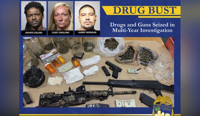 Jacksonville Sweep Leads to Major Drug Bust in Panama Park With Cocaine, Oxycodone, Firearms, and Three Arrests