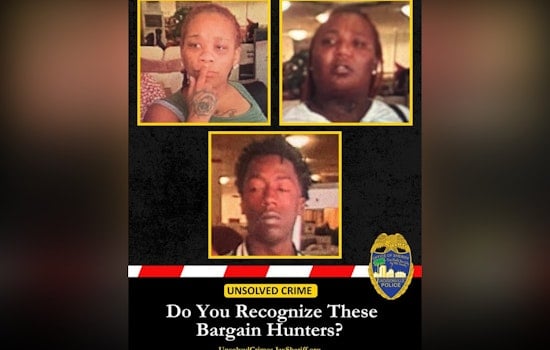 Jacksonville Trio Wanted for Alleged Shoplifting Spree as JSO Seeks Public's Help
