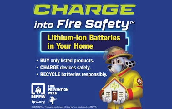 Janesville Fire Department Joins NFPA to Advocate for Lithium-Ion Battery Safety During Fire Prevention Week