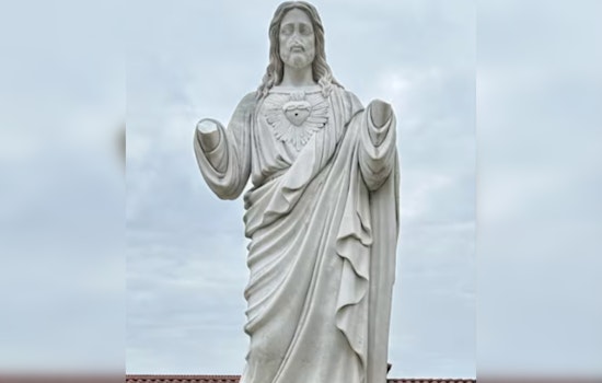 Jesus Statue Vandalized at St. Mary Magdalene Catholic Church in Flint, East Texas, Smith County Sheriff's Office Seeks Suspect