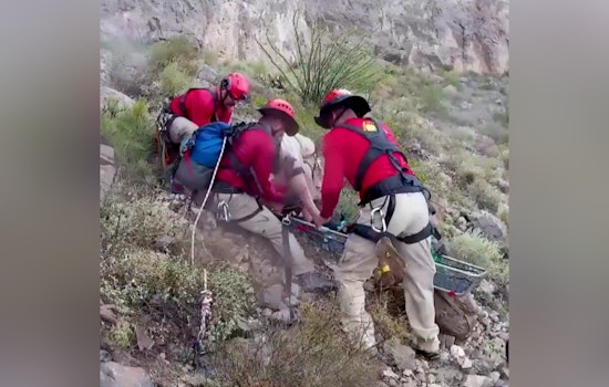 Joint Rescue Effort by CBP Air and Marine Operations and Local Team Saves Injured Hiker in Franklin Mountains