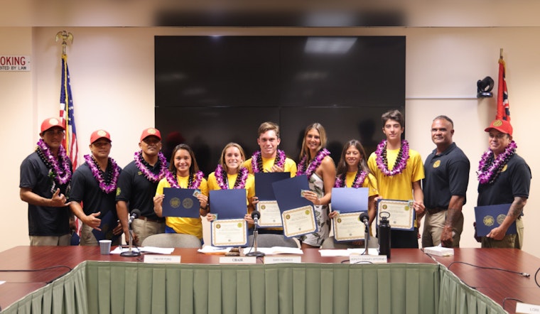 Kaua‘i Fire Department Celebrates Next Generation of Lifesavers at Junior Lifeguard Internship Program