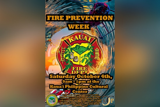 Kaua‘i Fire Department Teams Up With Philippine Cultural Center to Ignite Fire Prevention Week
