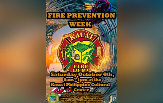 Kaua‘i Fire Department Teams Up With Philippine Cultural Center to Ignite Fire Prevention Week