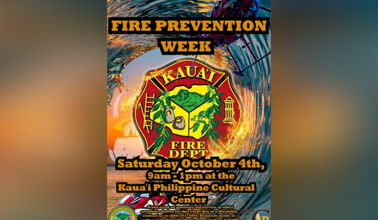 Kaua‘i Fire Department Teams Up With Philippine Cultural Center to Ignite Fire Prevention Week