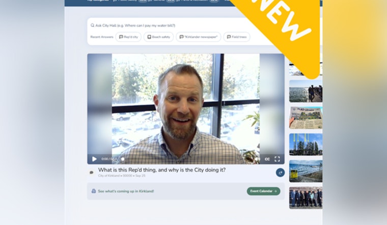 Kirkland Launches Rep'd Video Platform to Enhance Civic Engagement and Government Transparency
