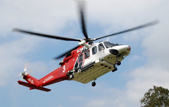 LAFD Helicopter Rescue Aids Unwell Hikers in Topanga State Park
