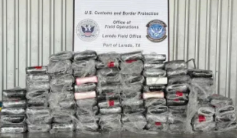 Laredo Port of Entry CBP Agents Seize Over $2.8 Million in Narcotics in Two Major Drug Busts