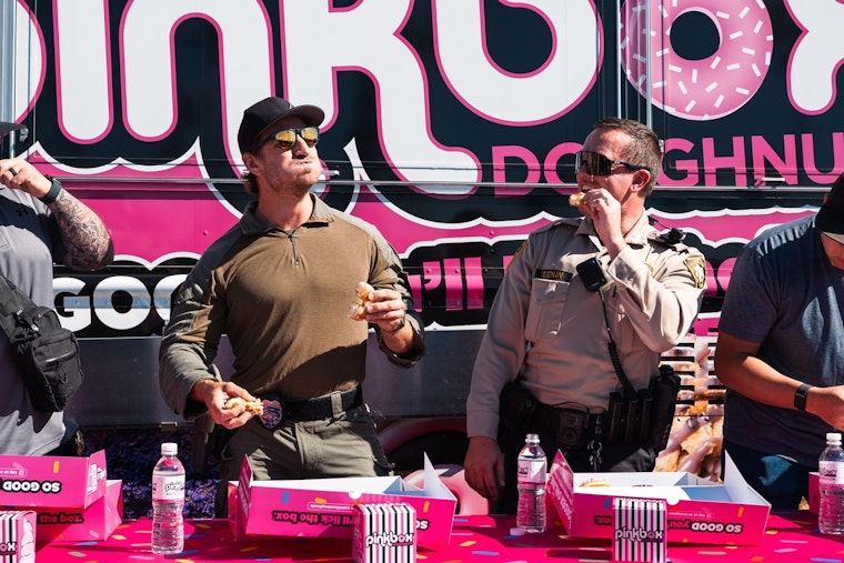 Las Vegas Community Honors and Supports Police with Pinkbox Doughnuts Event at Boca Park