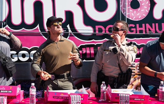 Las Vegas Community Honors and Supports Police with Pinkbox Doughnuts Event at Boca Park