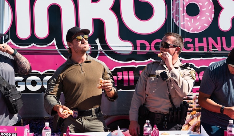 Las Vegas Community Honors and Supports Police with Pinkbox Doughnuts Event at Boca Park