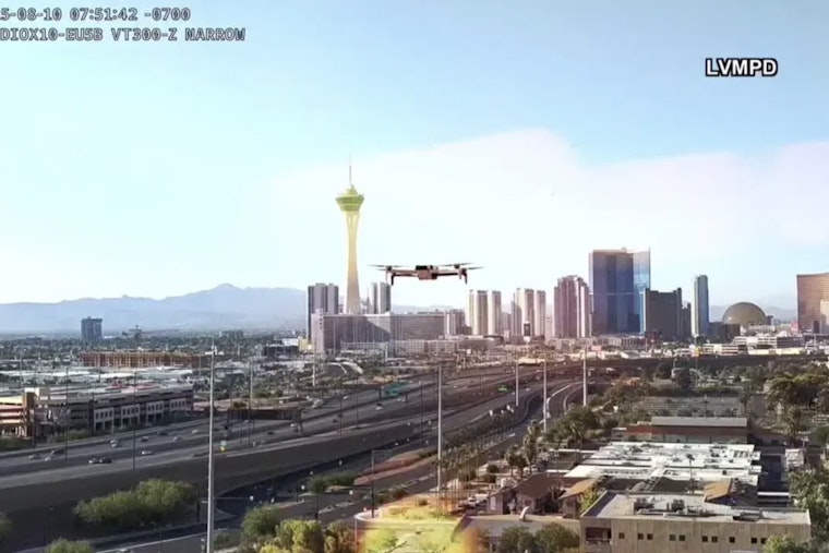 Las Vegas Police to Launch Innovative Drone Program with 13 'Sky Ports' for Rapid Crime Response