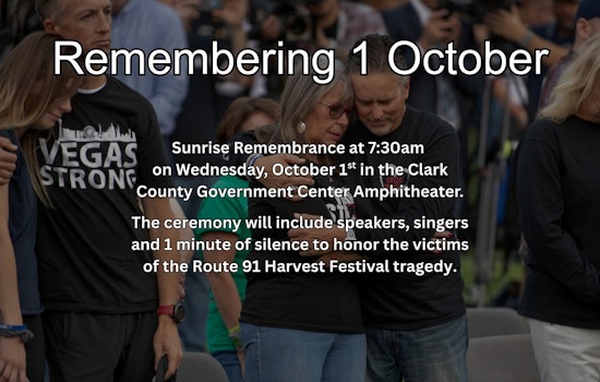 Las Vegas to Honor Route 91 Harvest Festival Victims with Sunrise Remembrance Ceremony on 8th Anniversary