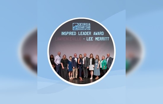 Lawrenceville's Lee Merritt Honored with 2025 Inspired Leader, Community Champion Award for Downtown Revitalization Efforts