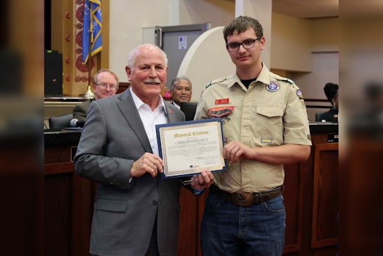 Lawton High Schooler Honored by Mayor for Community Service and Leadership