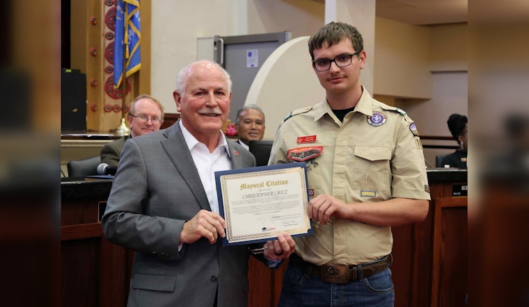 Lawton High Schooler Honored by Mayor for Community Service and Leadership