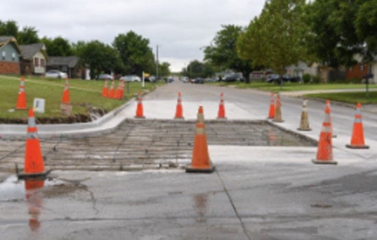 Lawton Intersection Gets a Facelift: NW 50th Street and Santa Fe Avenue Undergoing Concrete Panel Repairs