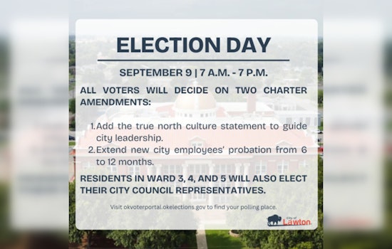 Lawton Residents to Vote on Charter Amendments and City Council Representatives in Upcoming Election