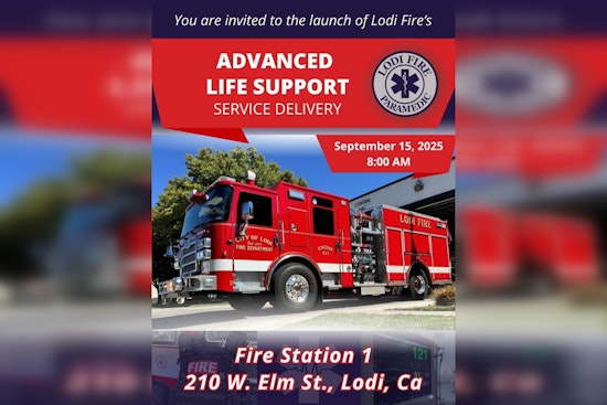 Lodi Fire Department Elevates Emergency Response with Advanced Life Support Services Starting Tomorrow