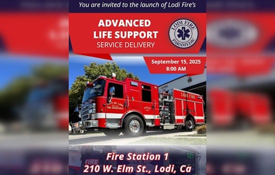 Lodi Fire Department Elevates Emergency Response with Advanced Life Support Services Starting Tomorrow