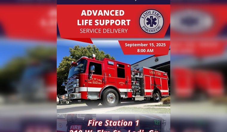 Lodi Fire Department Elevates Emergency Response with Advanced Life Support Services Starting Tomorrow