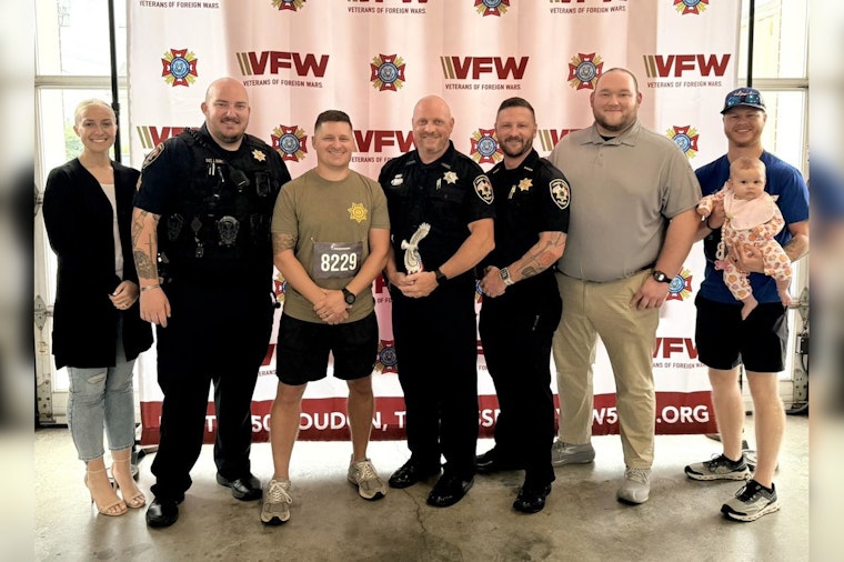 Loudon County's Deputy Goad Honored as First Responder of the Year by VFW Post 5150 for Dedication to Community Service