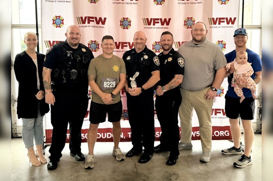 Loudon County's Deputy Goad Honored as First Responder of the Year by VFW Post 5150 for Dedication to Community Service