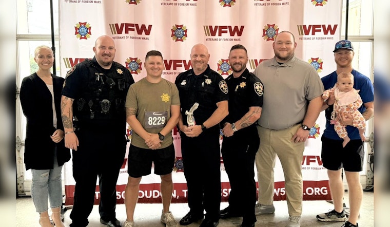 Loudon County's Deputy Goad Honored as First Responder of the Year by VFW Post 5150 for Dedication to Community Service