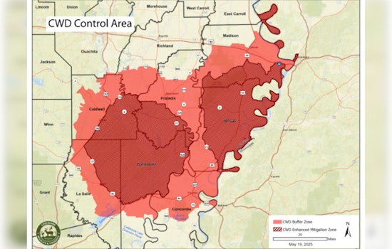Louisiana Expands CWD Control Area Ahead of Deer Archery Season in Effort to Curb Disease Spread