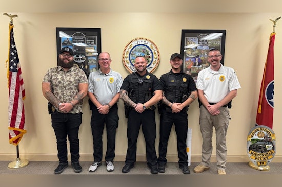 Madisonville PD Welcomes Adept Patrolman Brad Hunt, Enriching Force with Military Expertise