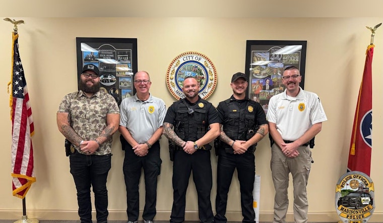 Madisonville PD Welcomes Adept Patrolman Brad Hunt, Enriching Force with Military Expertise