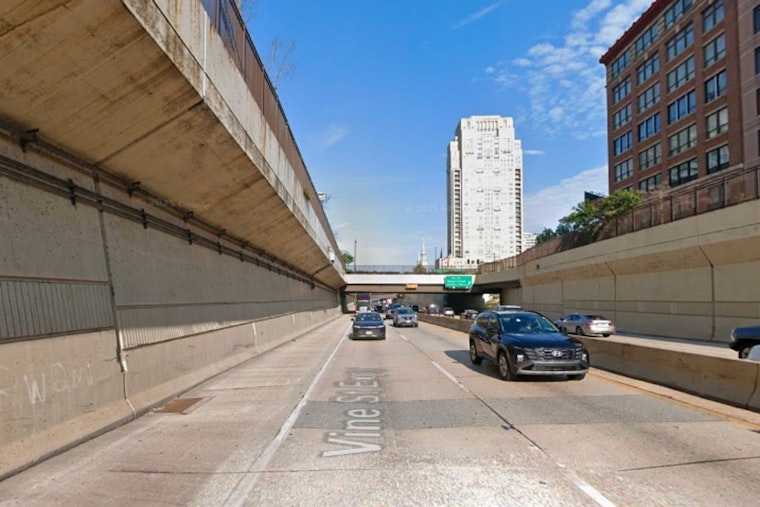 Man Hospitalized After Suspected Road Rage Shooting on Vine Street Expressway in Philadelphia