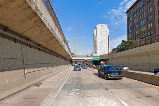 Man Hospitalized After Suspected Road Rage Shooting on Vine Street Expressway in Philadelphia