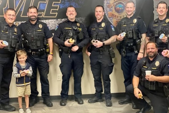Mankato Boy Spreads Cheer on His Birthday by Sharing Donuts with Local Police