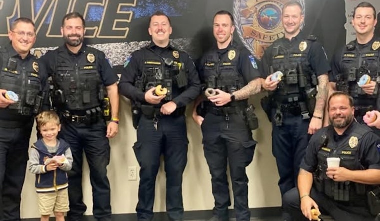 Mankato Boy Spreads Cheer on His Birthday by Sharing Donuts with Local Police