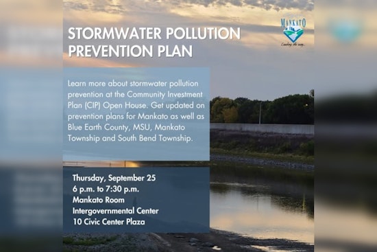 Mankato Invites Residents to Engage in Stormwater Pollution Prevention at Community Investment Plan Open House